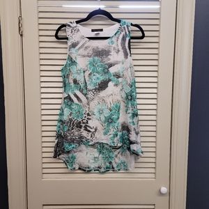 Jennie and martis shirt cream green black size m